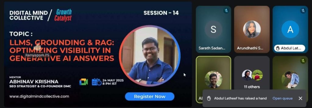 Abhinav Krishna - Digital Mind Collective Training Session