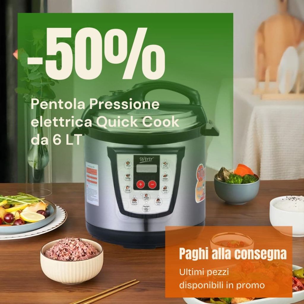 Pentola Pressione Elettrica Quick Cook offerta