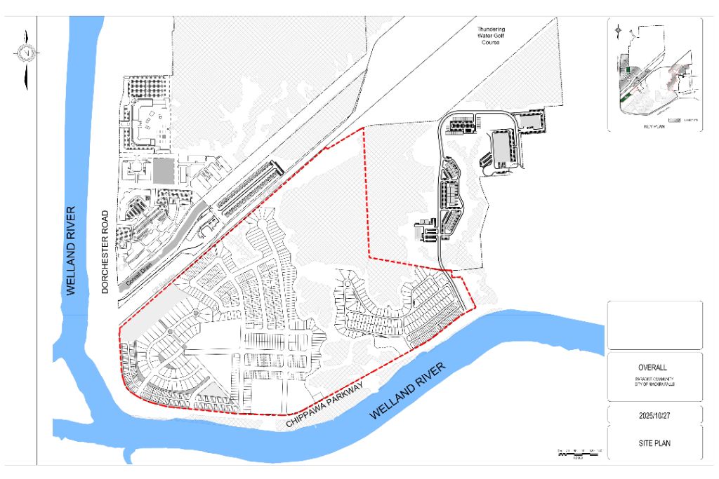Masterplan map outlining Paradise Project phase boundaries