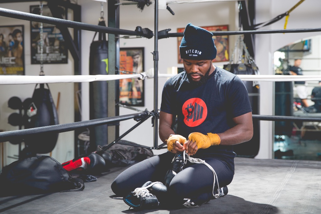 Shawn Bunch training intensely showing the discipline required for Olympic-level preparation