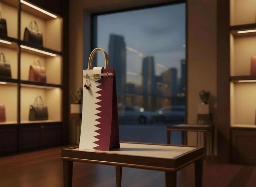 Qatar Flag Design Bag