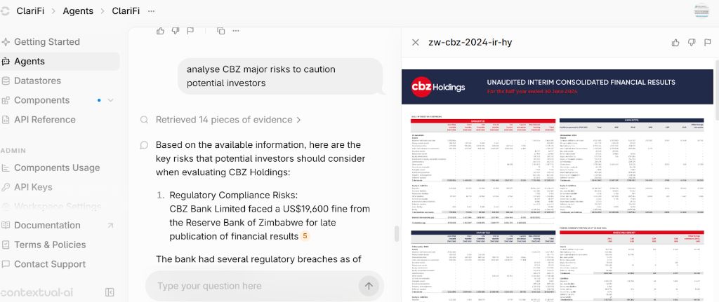 ClariFi Financial Analysis Platform