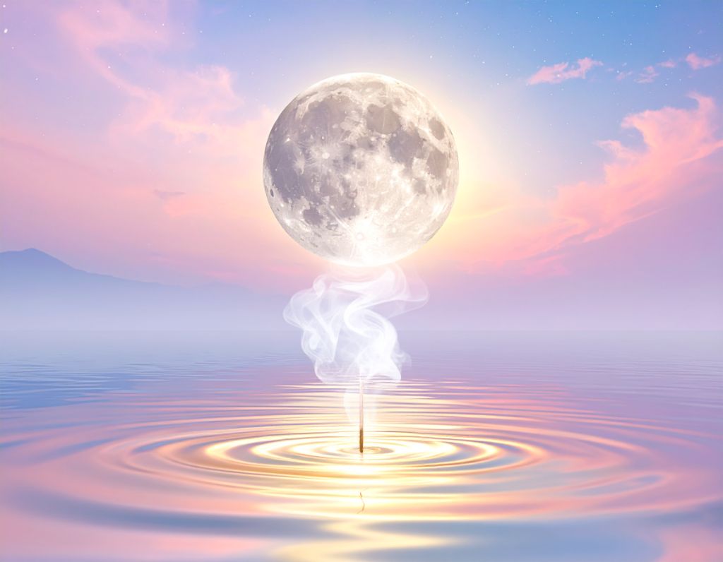 月音香セラピー - 月と波紋