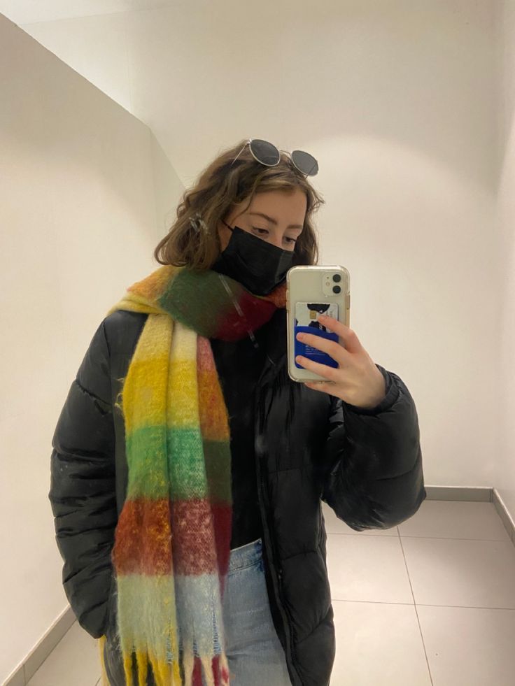 Rainbow Scarf Outfit
