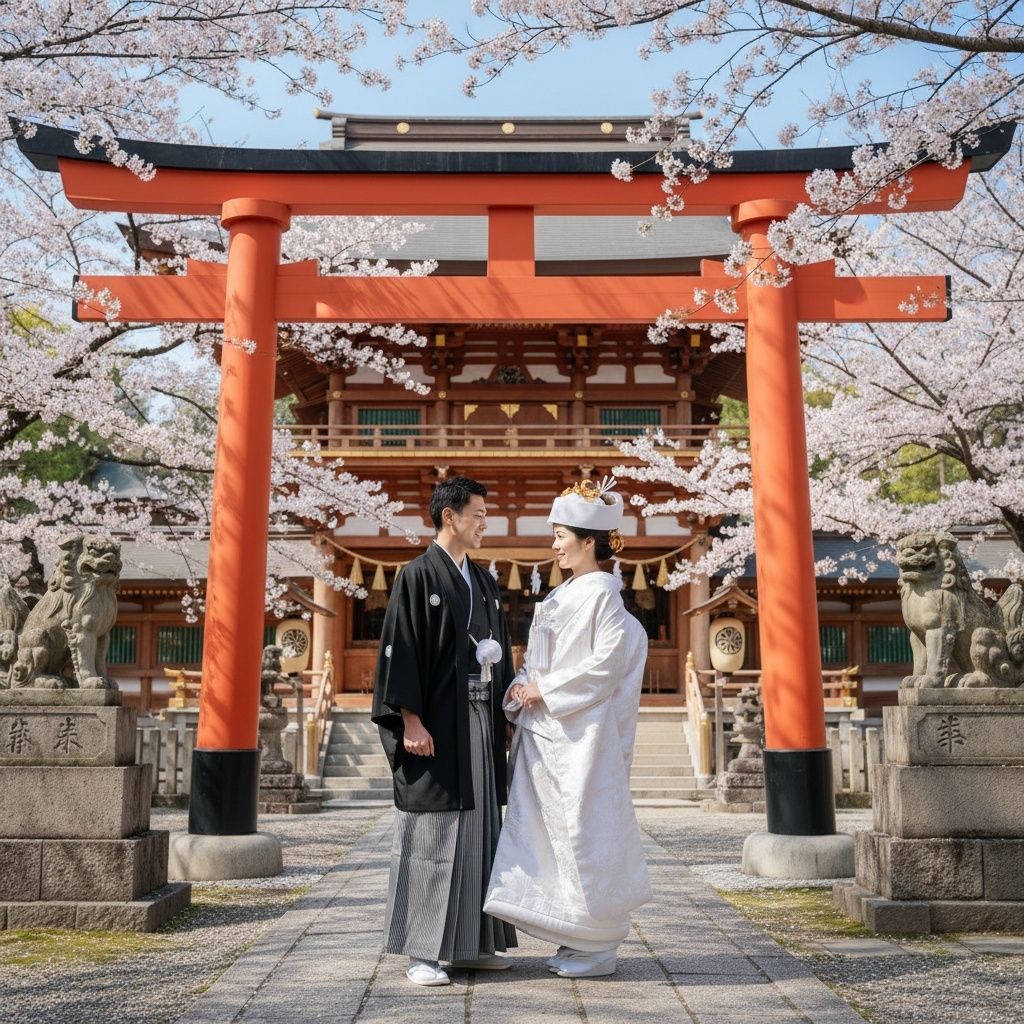 和装結婚式の写真