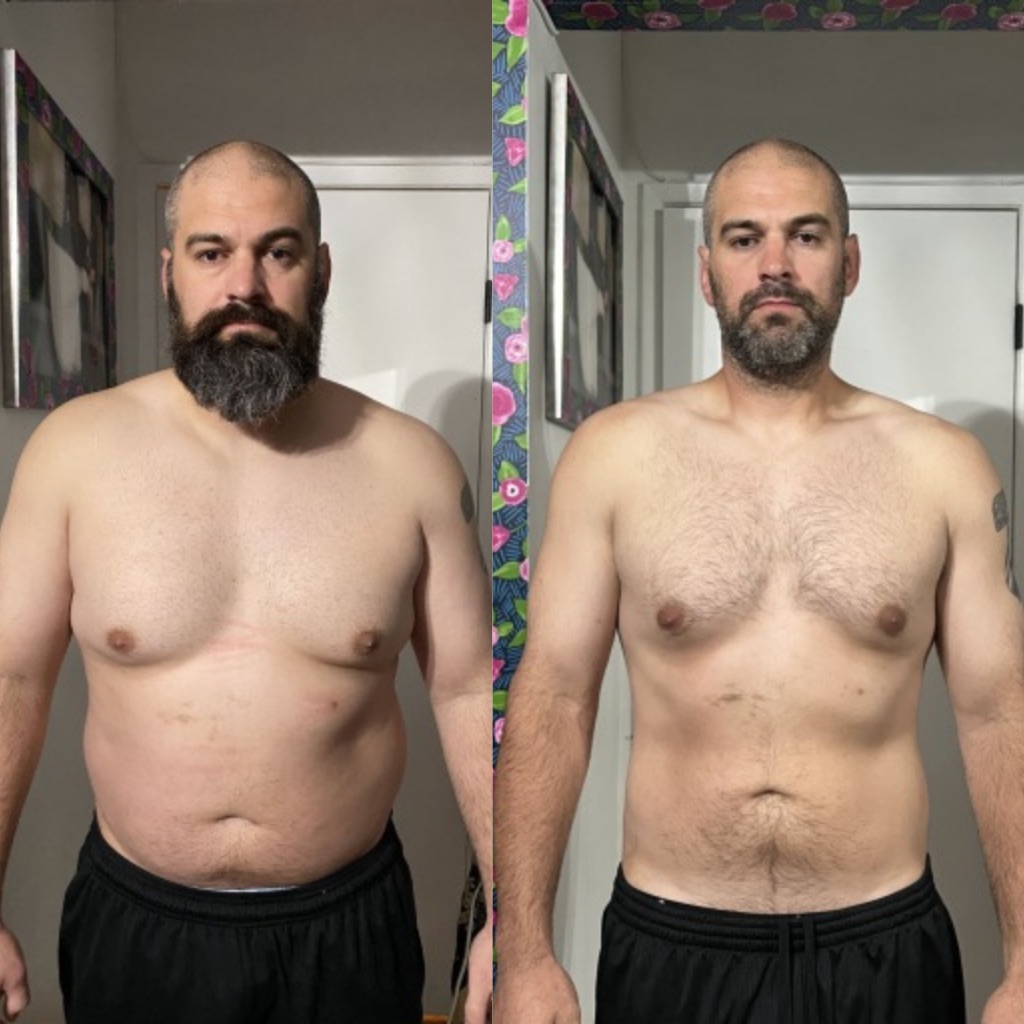 50 lbs weight loss transformation