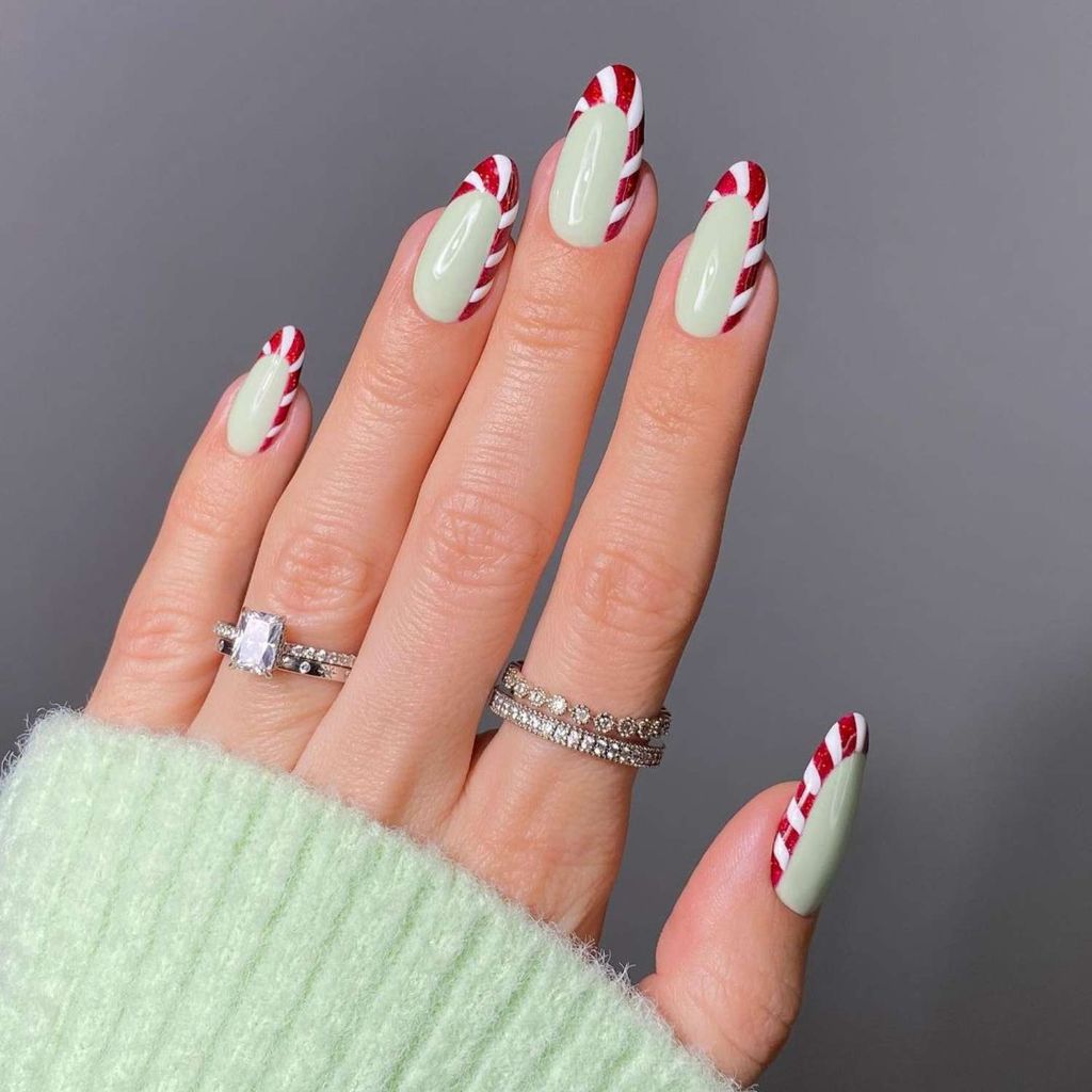 Peppermint Candy Cane Swirl