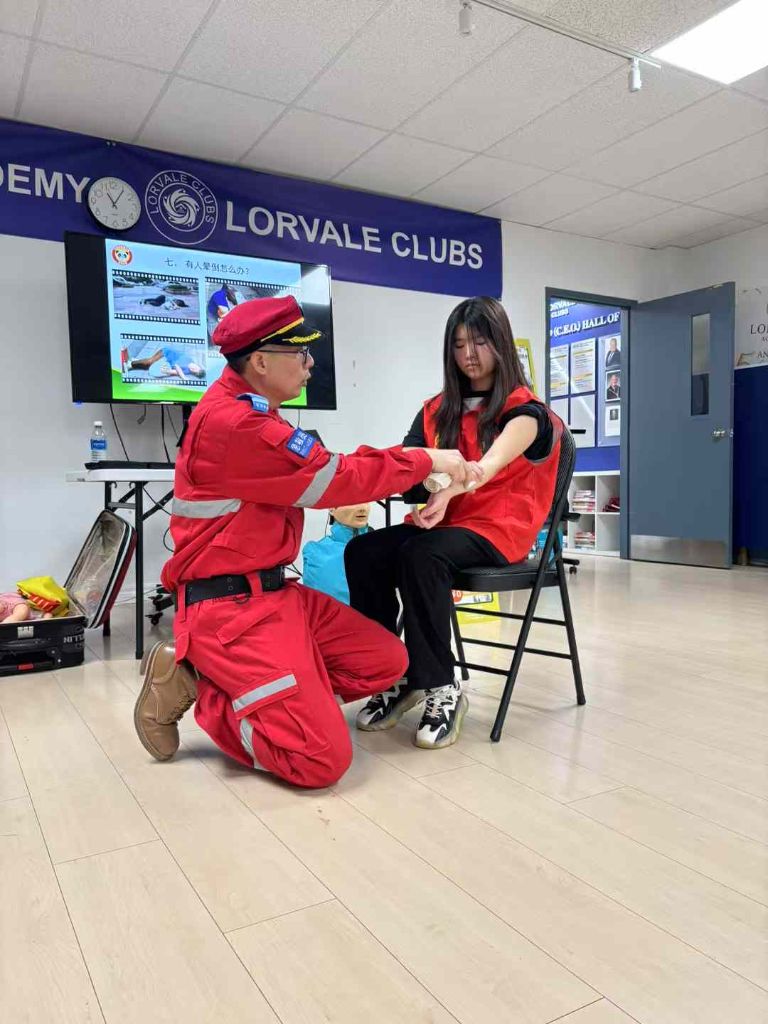 Youth first-aid training