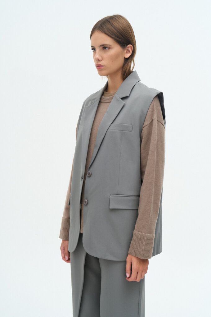 Blazer Oversized Gris