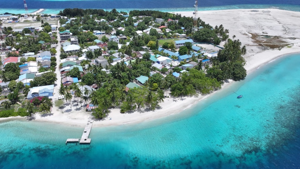 Feeali Island Aerial View