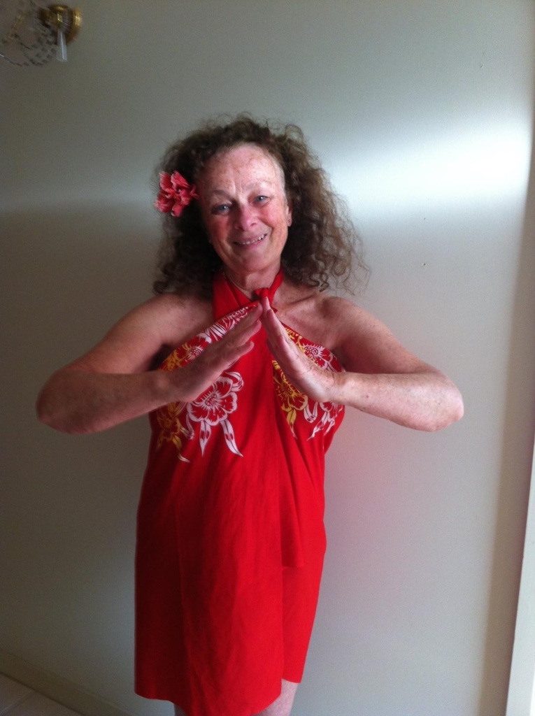 Warm Character - Red Floral Dress