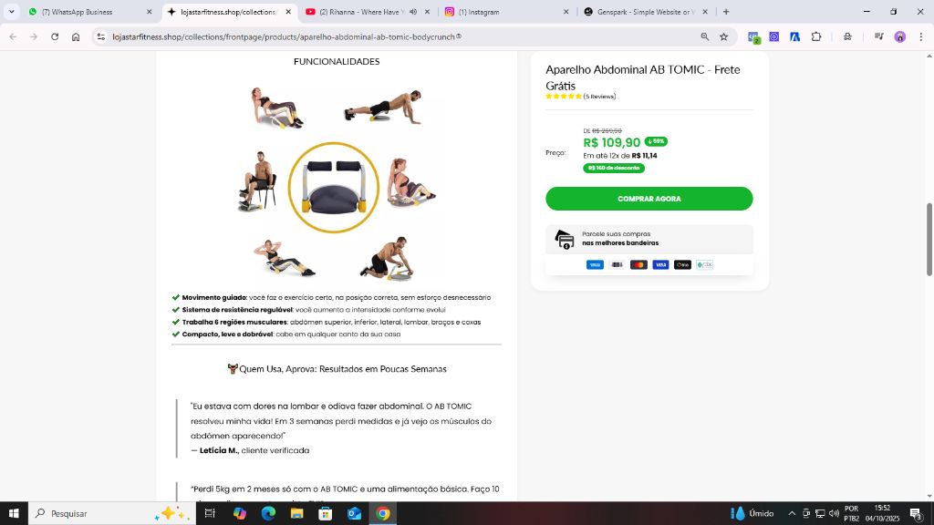 Exercícios com AB TOMIC