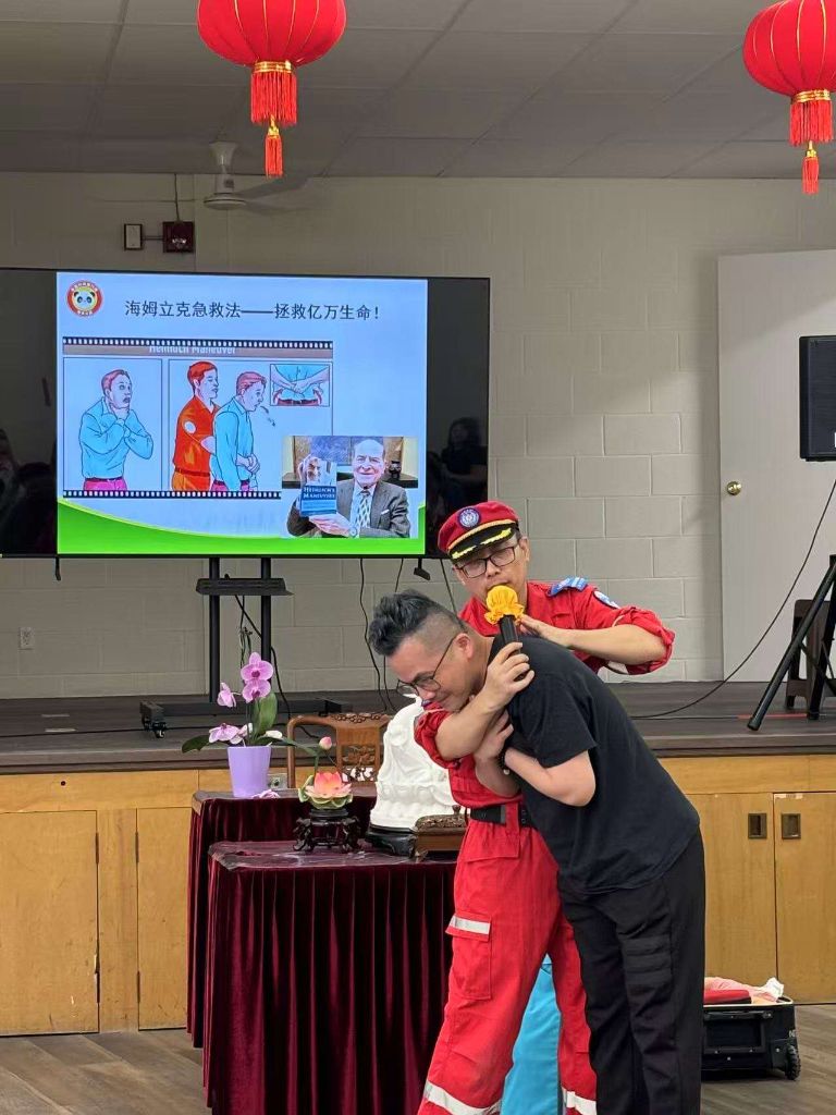 Hands-on first-aid practice