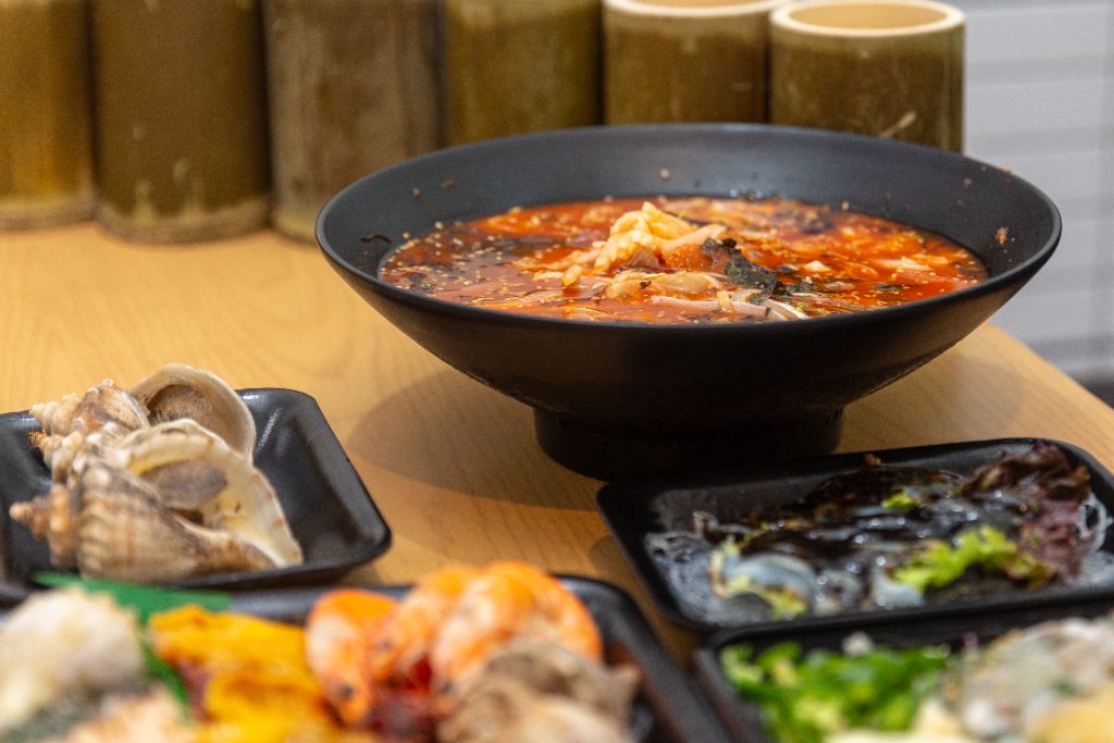 해삼전복 콤보 물회