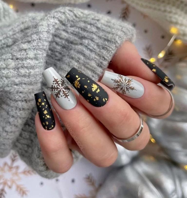 Black & Gold Winter Sophistication