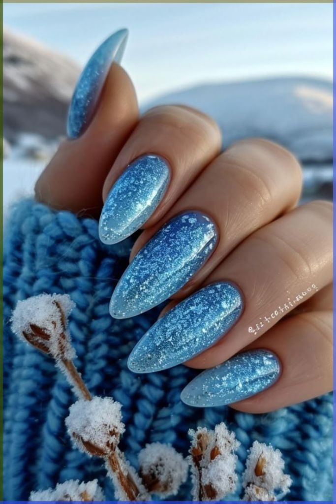 Frosty Blue Glitter
