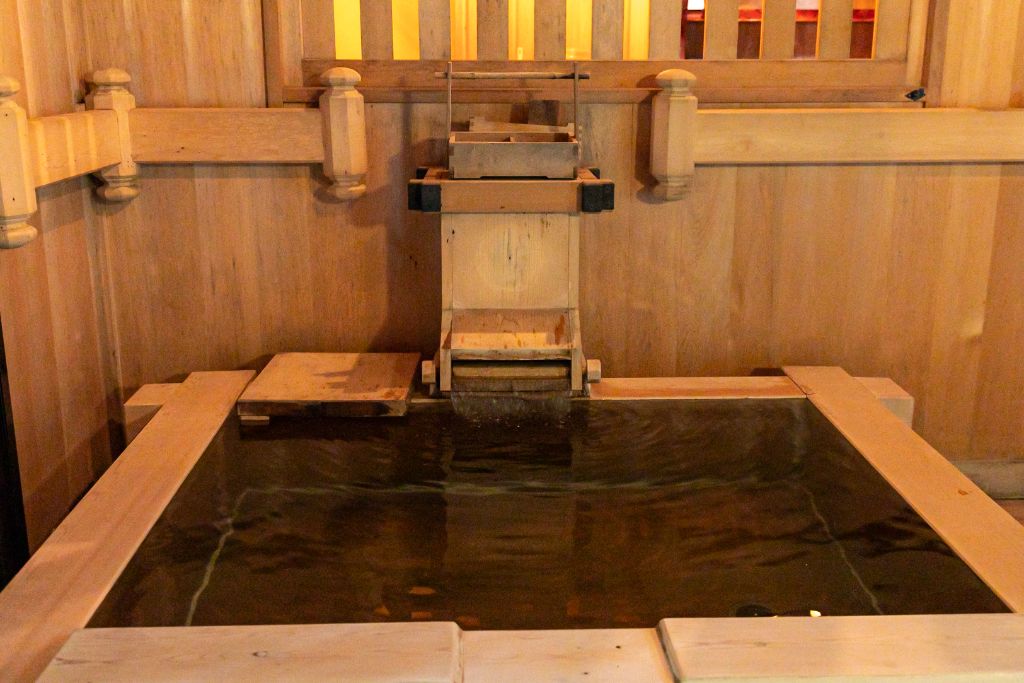 Villa Azumino 総檜風呂から望む景色