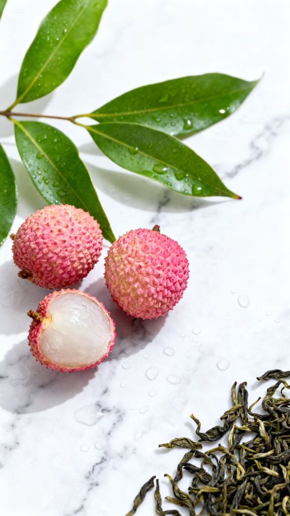 Fresh Lychee and Oolong Tea Ingredients