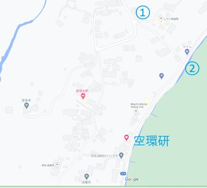 詳細ナビゲーション地図