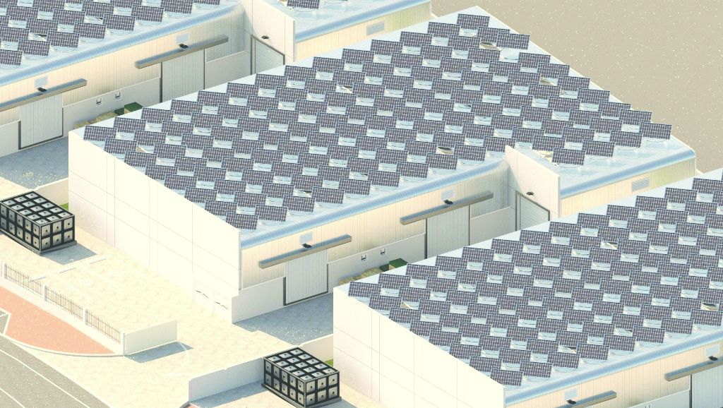 Impianti fotovoltaici industriali su coperture di edifici produttivi