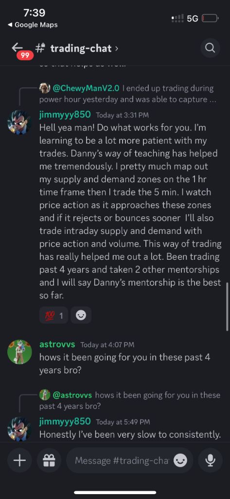 Student Trading Results