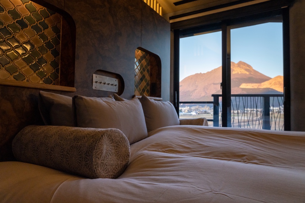 客室蘭鋳での朝のひととき