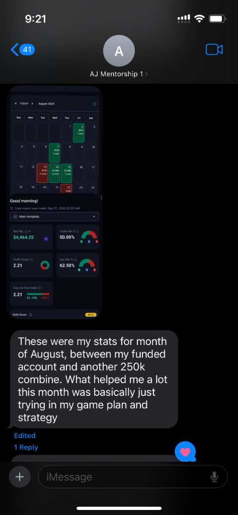Student Trading Results