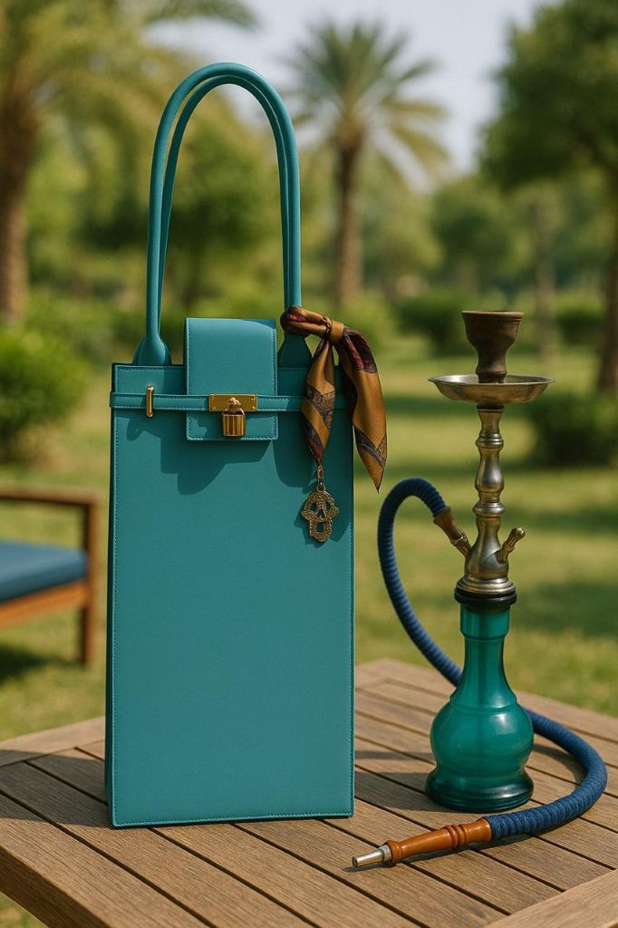 Teal Leather Bag