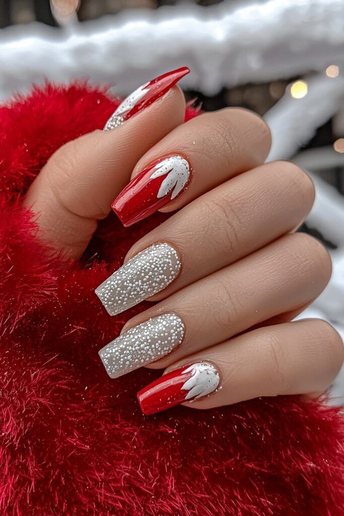 Bold Red & Silver Glamour