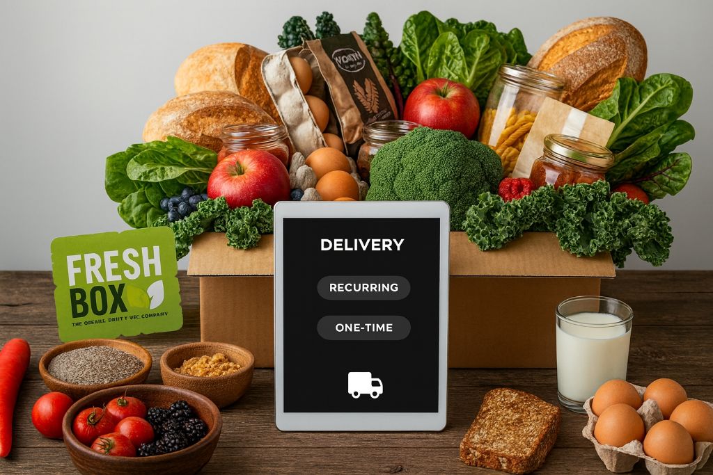 Choose recurring or one-time delivery