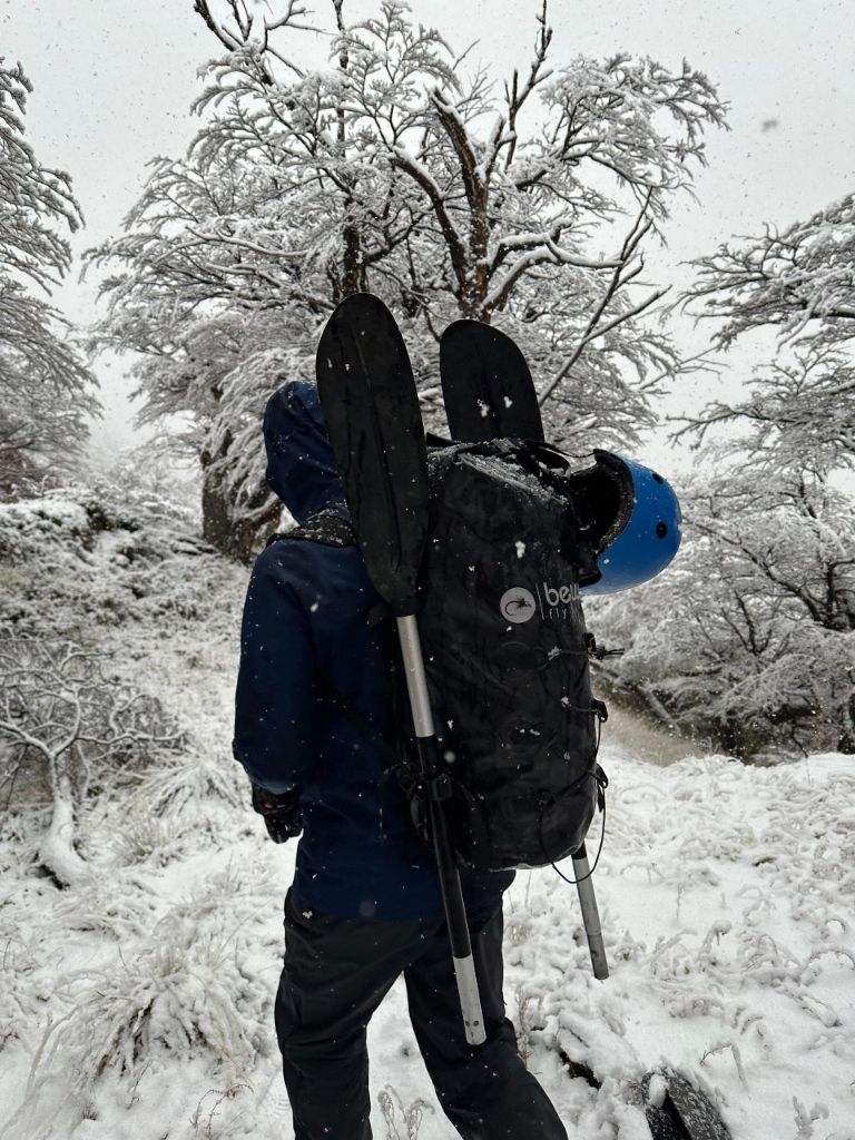 Packrafting invernal