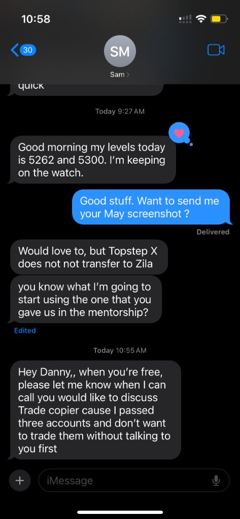 Student Trading Results