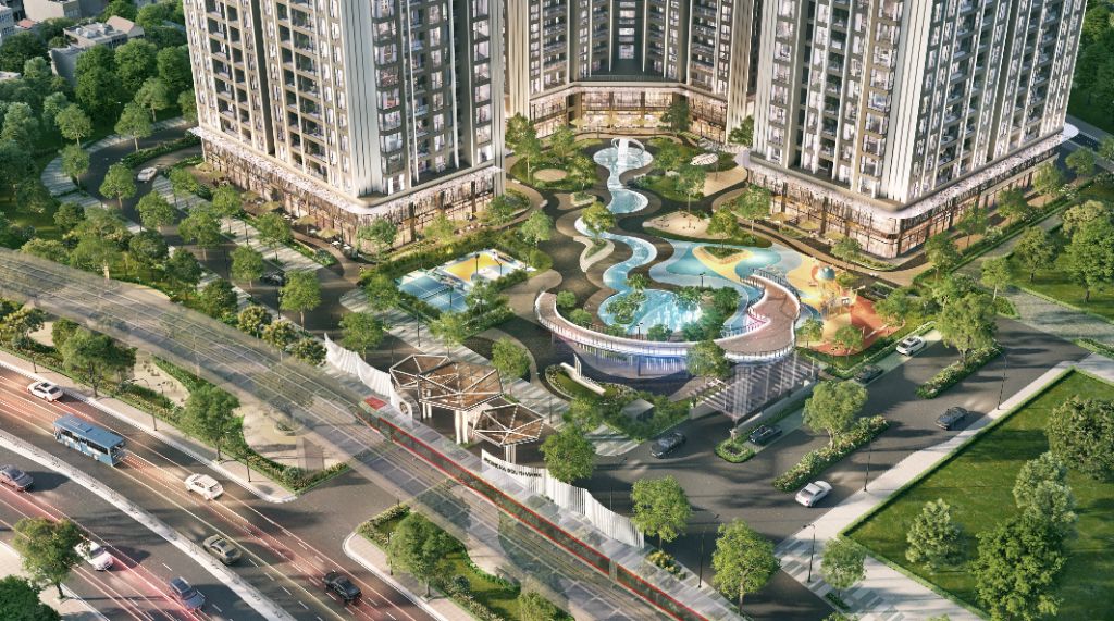 Đài phun nước nghệ thuật Harmoia Oasis - Greenera Southmark