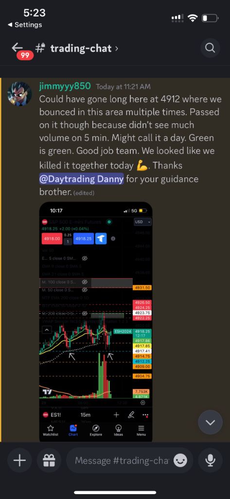 Student Trading Results