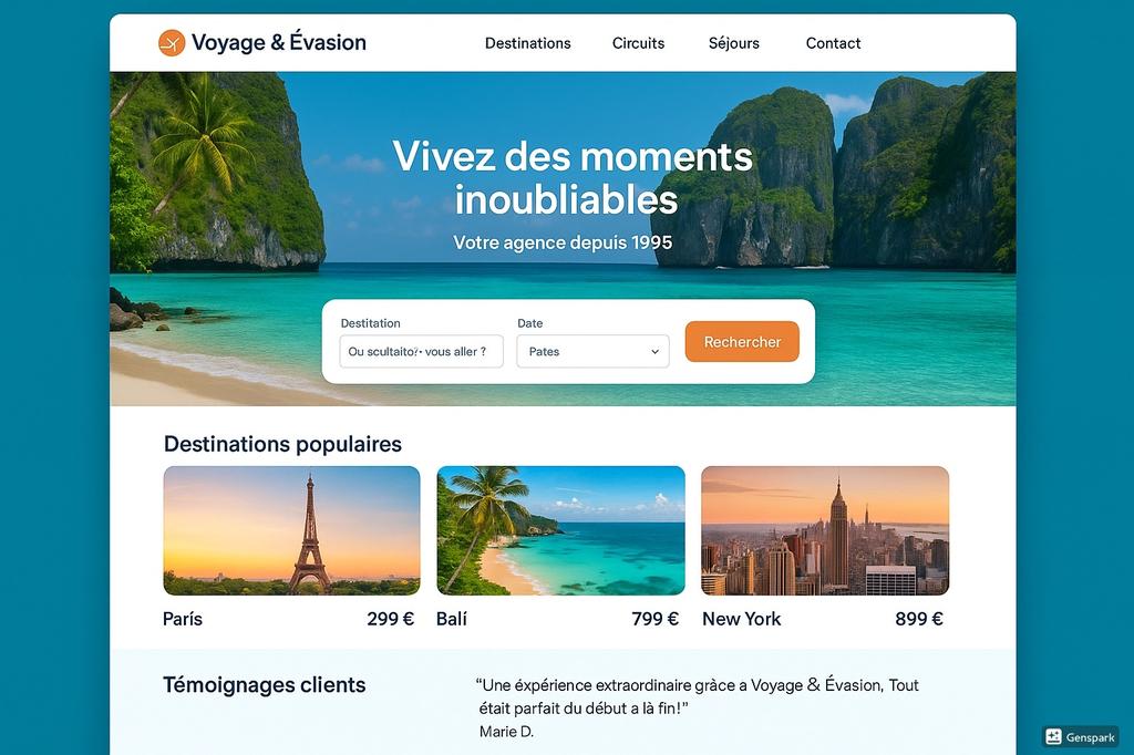 Voyage & Évasion - Agence de voyage