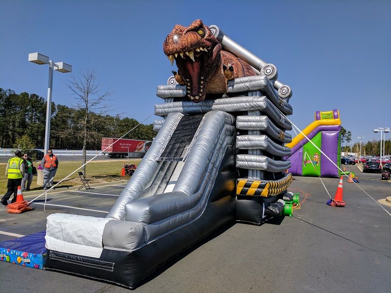 Commercial Dinosaur Inflatable Slide