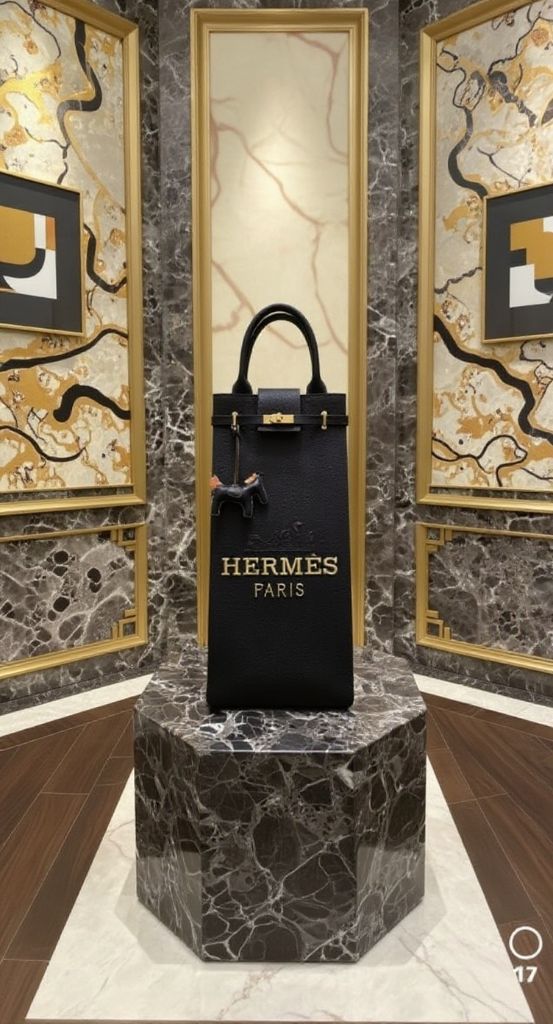 Black Designer Bag - Display