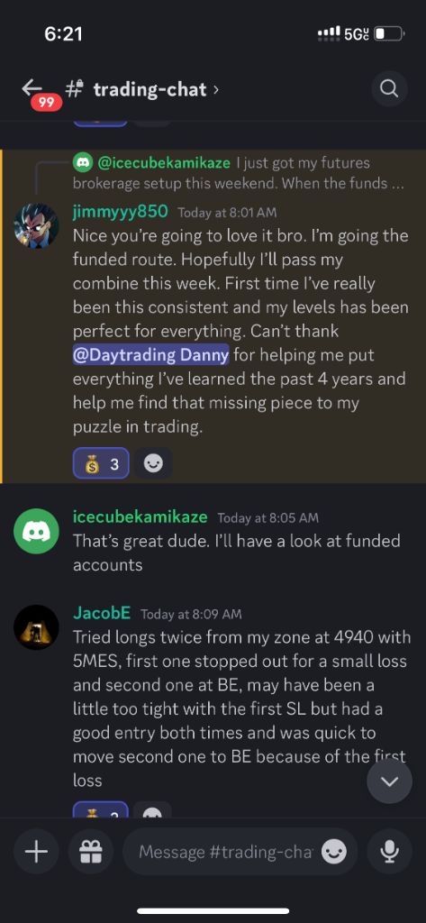 Student Trading Results