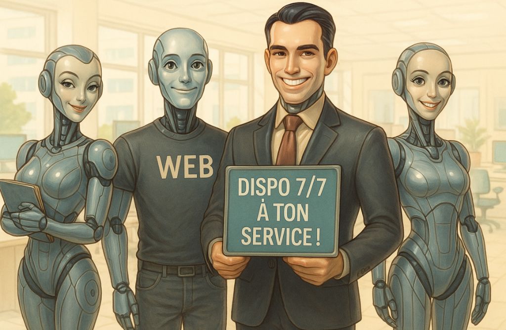 Équipe de robots assistants IA