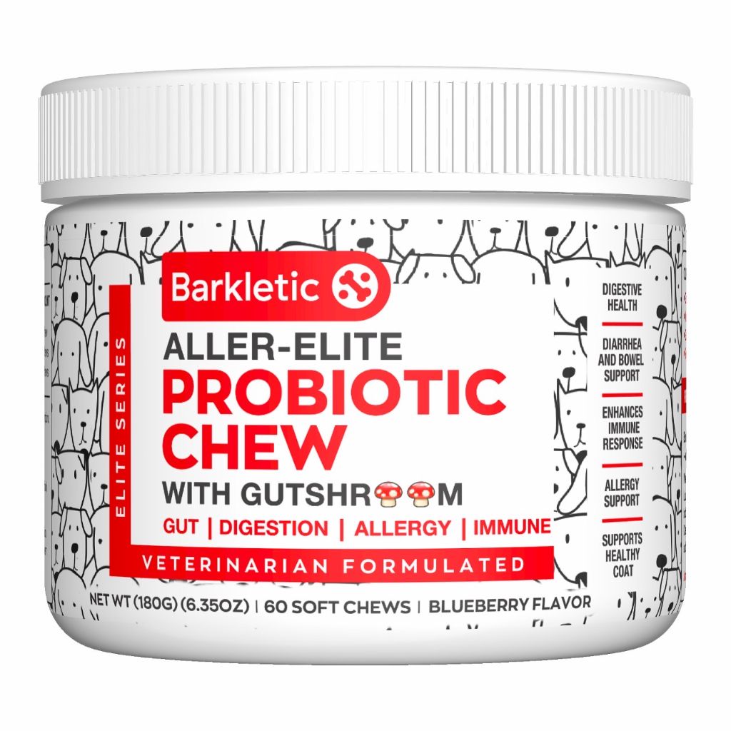 Barkletic AllerElite Probiotic Chew container