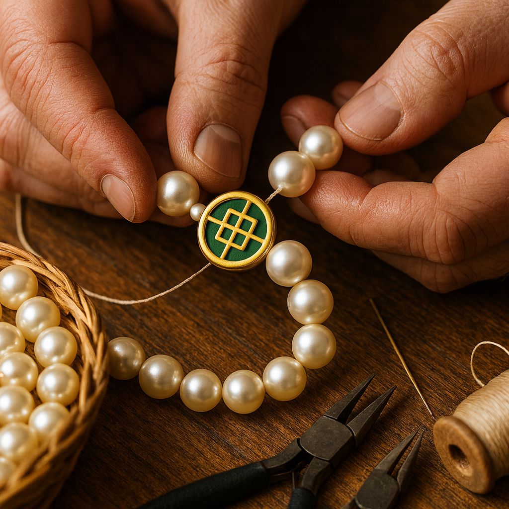 Master Craftsman Creating Custom Asian Pearl Jewelry
