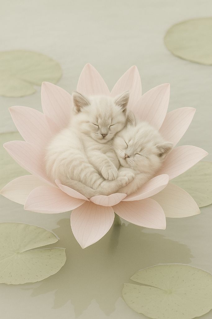 Lotus Kittens