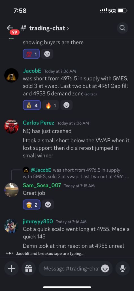 Student Trading Results