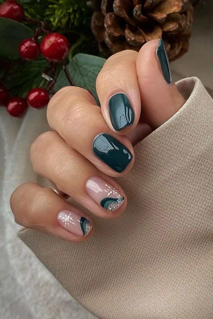 Dark Teal Christmas Sophistication