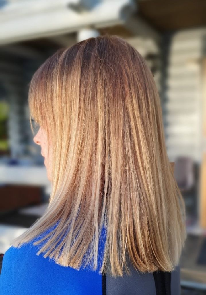 Hiustyö - Balayage highlights