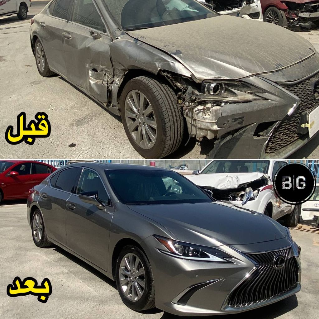 إصلاح حادث لكزس ES - B-Garage