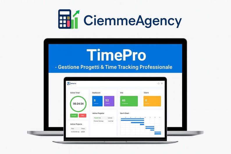 TimePro - Gestione Progetti e Time Tracking Professionale