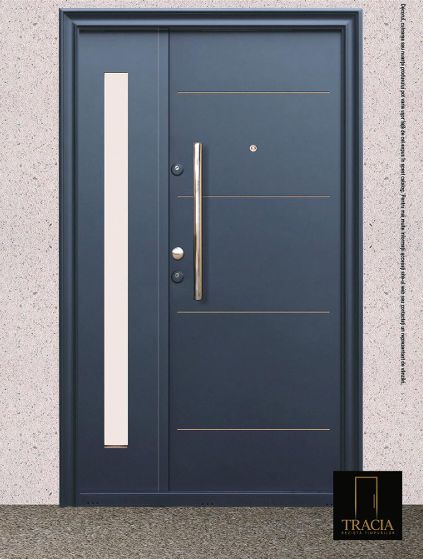 Ușă Metalică Tracia - Modern Elegance Blue
