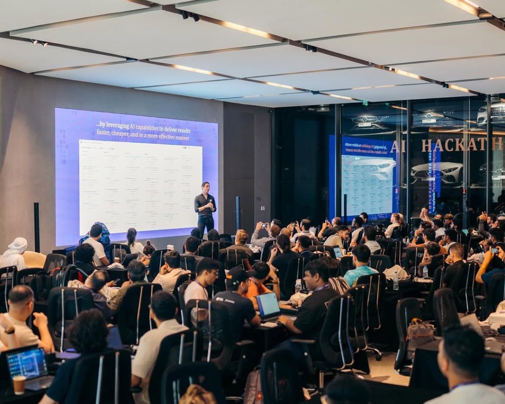 UAE AI Hackathon 2025 - Team Collaboration and Presentations