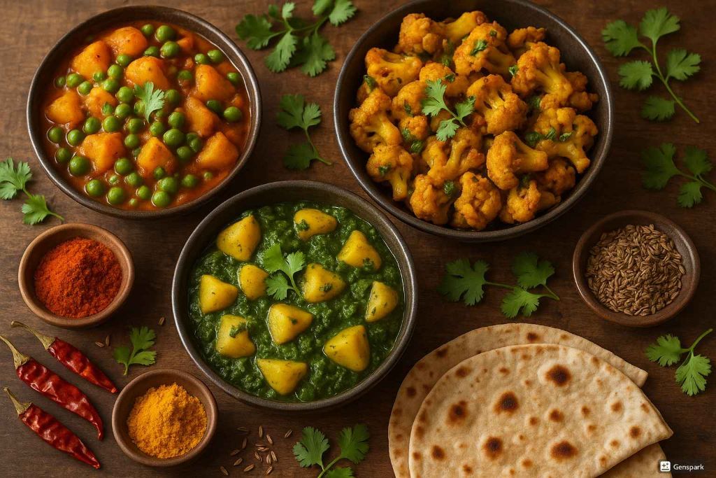 विभिन्न भारतीय व्यंजन